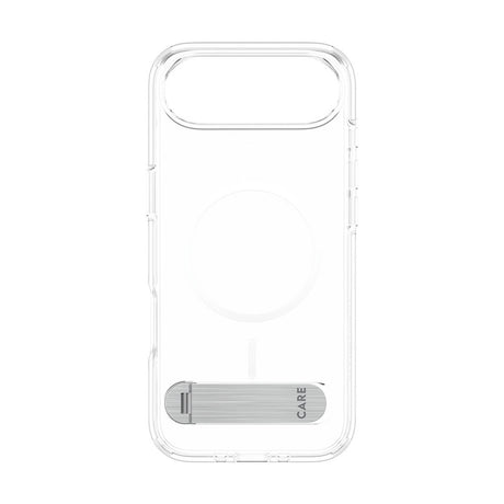 iPhone Air CARE by PanzerGlass Feature Kickstand Mobil Cover -  MagSafe Kompatibel - Transparent / Silver