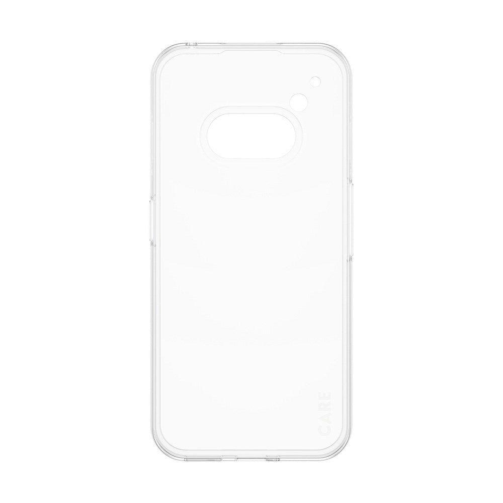 Nothing Phone (3a) - CARE by PanzerGlass Fashionable Transparent X-Ray Soft Basic Cover - Gennemsigtig