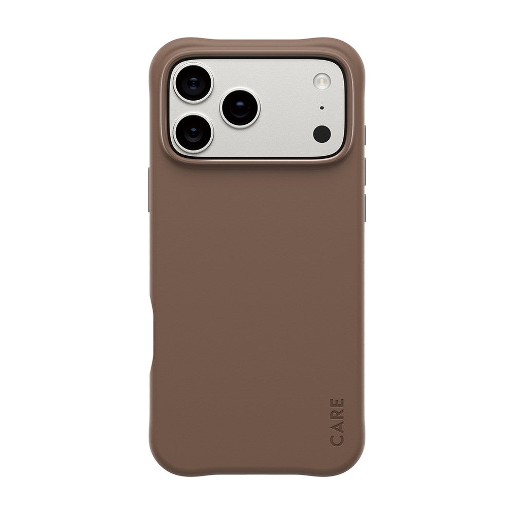 iPhone 17 Pro Max CARE by PanzerGlass Fashionable Samba Mobil Cover - MagSafe Kompatibel - Espresso