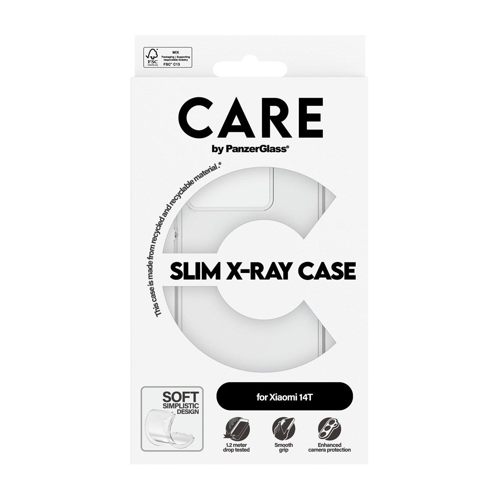 CARE by PanzerGlass - Xiaomi 14T - FASHION X-Ray Soft Basic Cover - Gennemsigtig