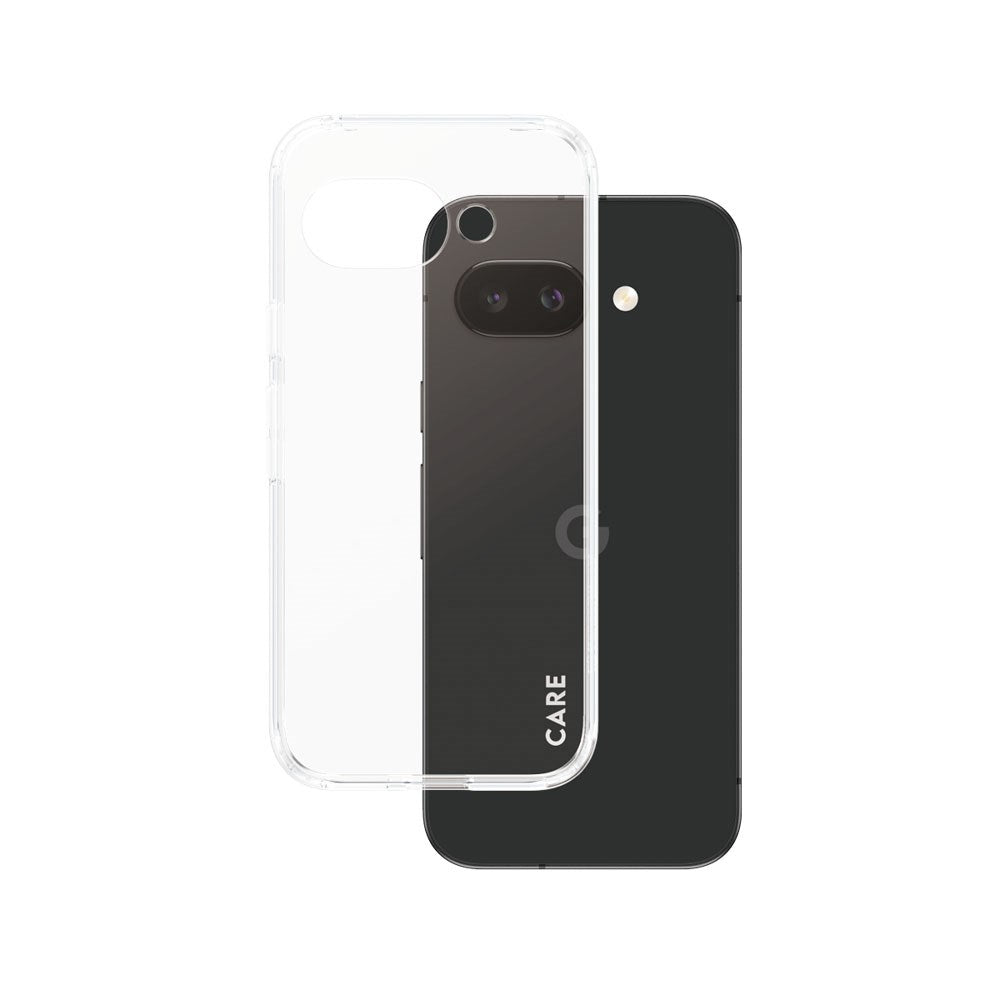 Google Pixel 9a CARE by PanzerGlass FLAGSHIP Urban Combat Case - Transparent