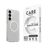 Samsung Galaxy S25+ (Plus) CARE by PanzerGlass FLAGSHIP Urban Combat Case - Qi Kompatibel - Star Lit / Hvid