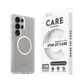 Samsung Galaxy S25 Ultra CARE by PanzerGlass FLAGSHIP Urban Combat Case - Qi Kompatibel - Star Lit / Hvid