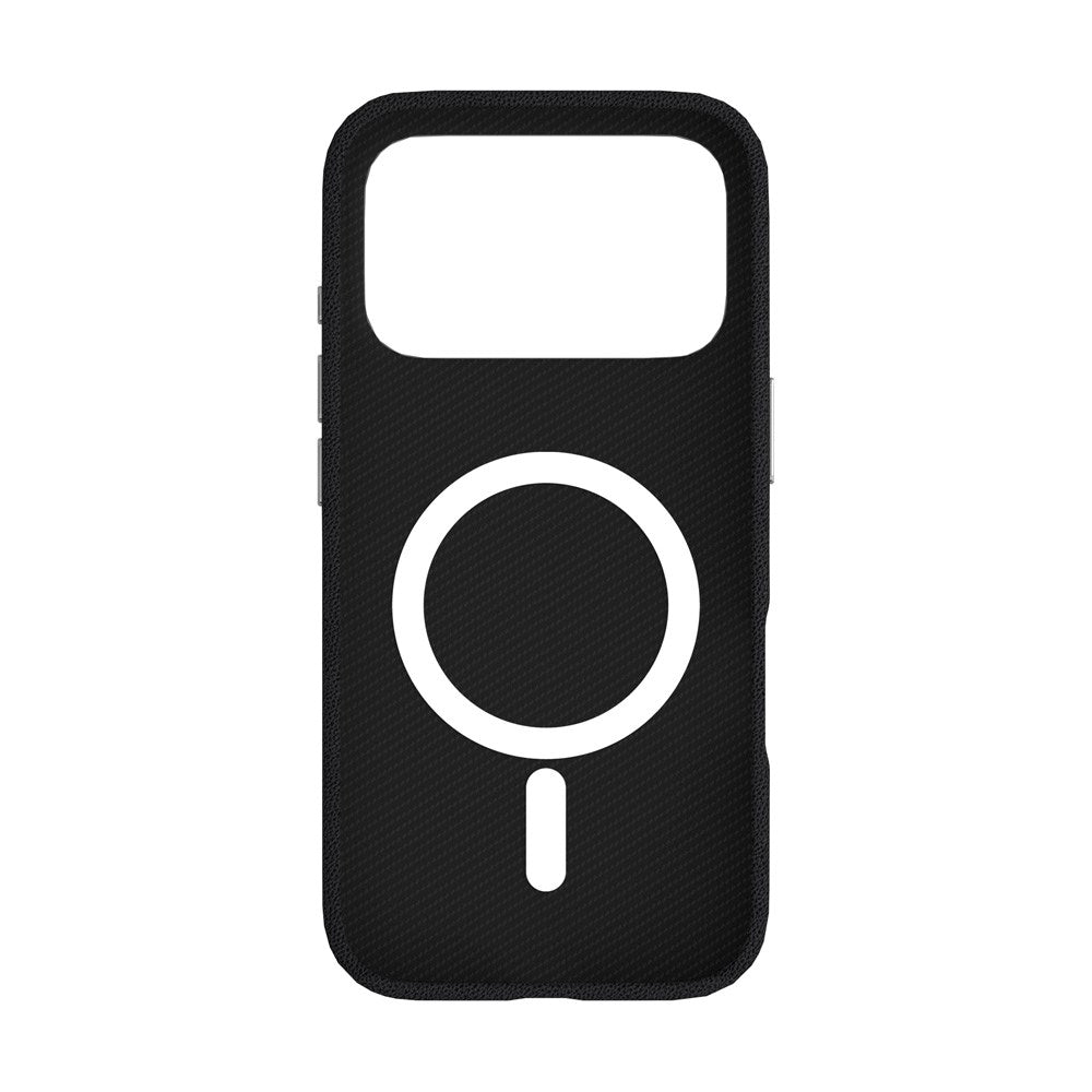 iPhone 17 Pro eSTUFF INFINITE VENICE Kunstlæderbetrukket Plast Mobil Cover - MagSafe Kompatibel - Sort