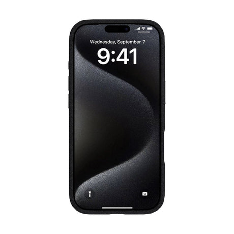 iPhone 17 Pro eSTUFF INFINITE VENICE Kunstlæderbetrukket Plast Mobil Cover - MagSafe Kompatibel - Sort