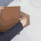 MOFT Laptop Vegansk Læder Sleeve 13" - Indbygget Stander (30.5 x 21.5 cm) - Sort