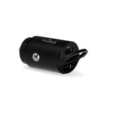 Puro PD 30W Mini Biloplader m. 2 x USB-C Port - Sort