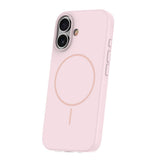iPhone 16 Silicone Thin Mobil Cover - MagSafe Kompatibel - Lyserød