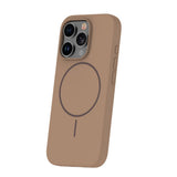 iPhone 17e / 16e Silicone Thin Mobil Cover - MagSafe Kompatibel - Brun
