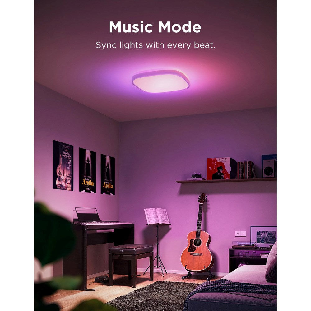 Govee - Square Smart Ceiling Light (Mål: 12") - Hvid