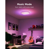 Govee - Square Smart Ceiling Light (Mål: 12") - Hvid