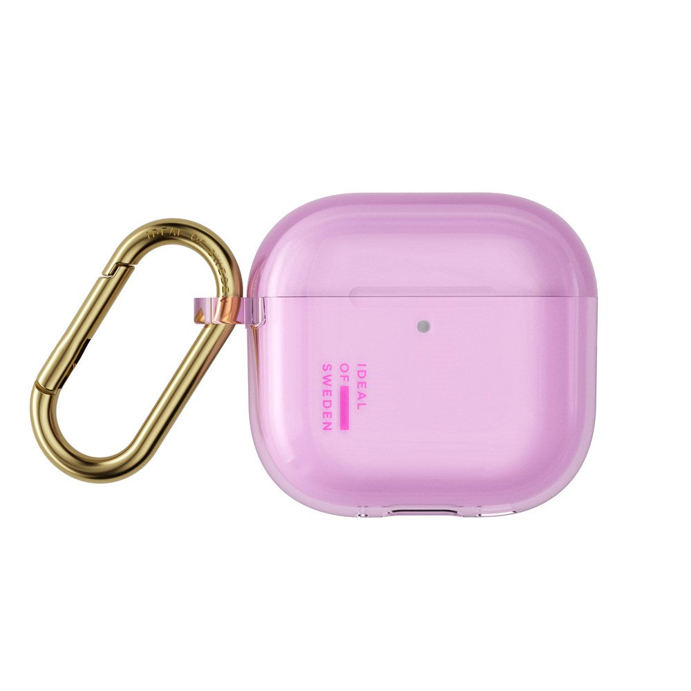 AirPods (4. Gen.) iDeal of Sweden Clear Case m. Karabinhage - Light Pink