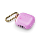AirPods (4. Gen.) iDeal of Sweden Clear Case m. Karabinhage - Light Pink