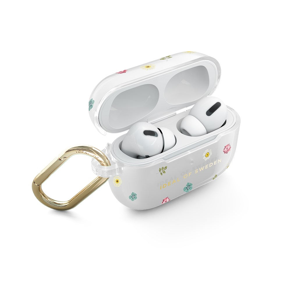 AirPods Pro (1. & 2. Gen.) iDeal of Sweden Clear Case m. Karabinhage - Petite Floral