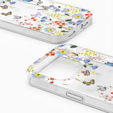 iPhone 14 Pro iDeal Of Sweden Clear Cover - Artistic Garden