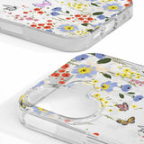 iPhone 16 iDeal Of Sweden Clear Cover - Artistic Garden