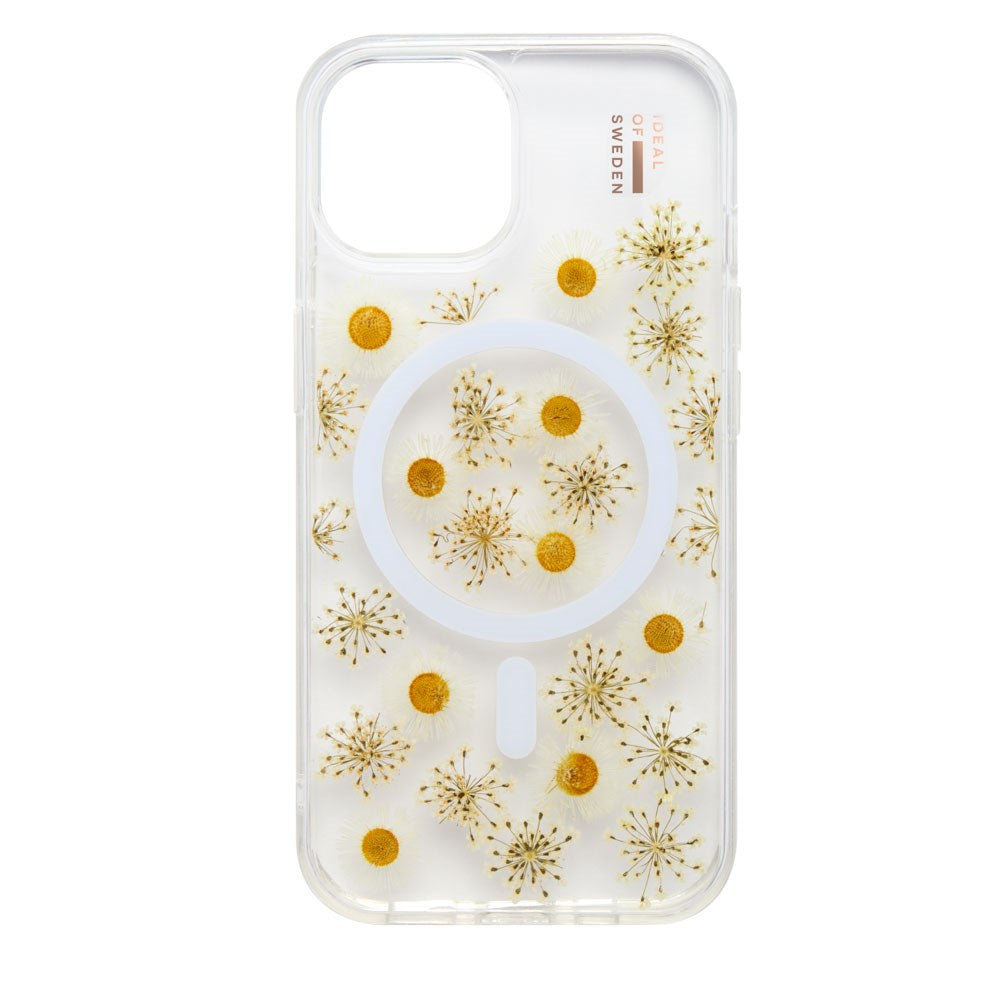 iPhone 14 Pro iDeal Of Sweden Clear Cover - MagSafe Kompatibel - Daisy Bloom