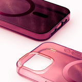 iPhone 16e / 15 / 14 / 13 iDeal Of Sweden Clear Cover - MagSafe Kompatibel - Cherry Lacquer