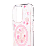 iPhone 15 Pro iDeal Of Sweden Clear Cover - MagSafe Kompatibel - Cherry Blossom