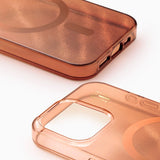 iPhone 15 Pro iDeal Of Sweden Clear Cover - MagSafe Kompatibel - Mocha Mousse