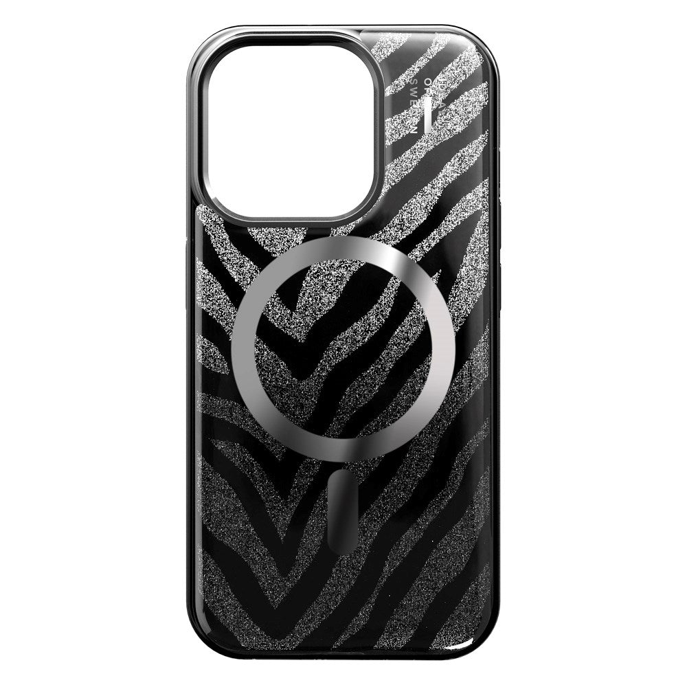iPhone 17e / 16e / 15 / 14 / 13 iDeal Of Sweden Clear Cover - MagSafe Kompatibel - Zebra Mystique