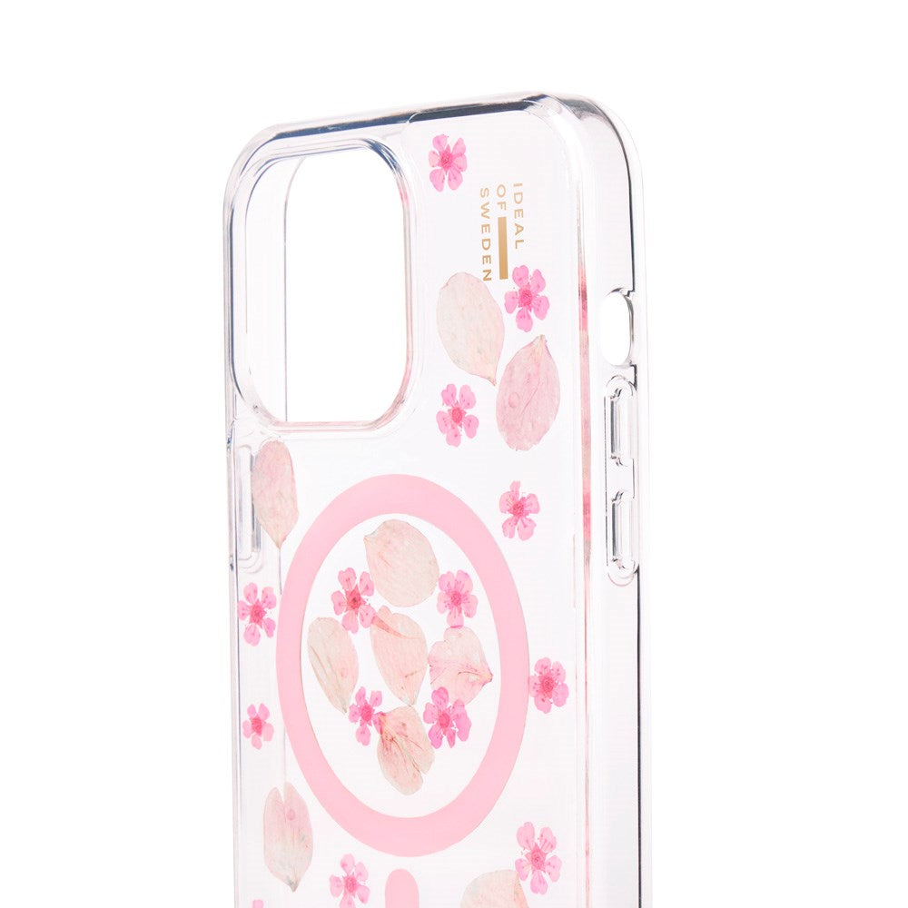 iPhone 15 Pro Max iDeal Of Sweden Clear Cover - MagSafe Kompatibel - Cherry Blossom