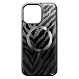 iPhone 15 Pro Max iDeal Of Sweden Clear Cover - MagSafe Kompatibel - Zebra Mystique