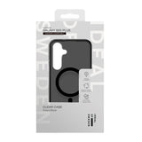 Samsung Galaxy S25+ (Plus) iDeal Of Sweden Clear Cover - Trådløs Opladning - Tinted Black