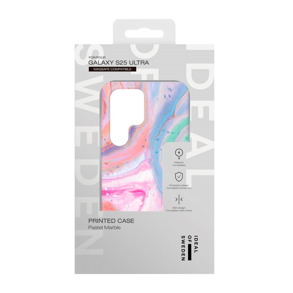 iDeal Of Sweden - Samsung Galaxy S25 Ultra - Fashion Case - MagSafe Kompatibel - Pastel Marble