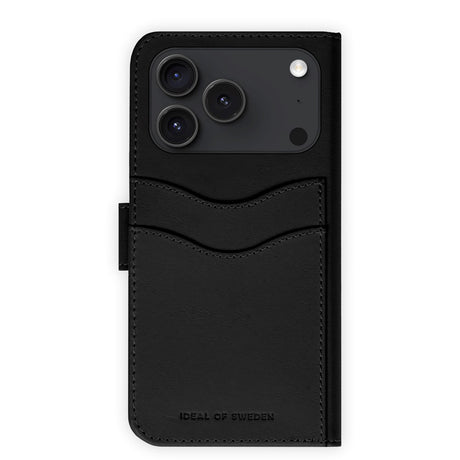 iPhone 17 iDeal Of Sweden Magnet Wallet+ Flip Cover - MagSafe Kompatibel - Black