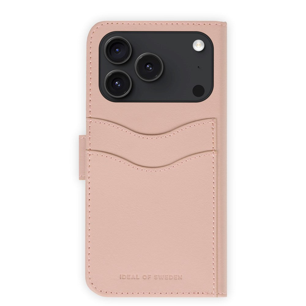 iPhone 17 Pro Max iDeal Of Sweden Magnet Wallet+ Flip Cover - MagSafe Kompatibel - Pink