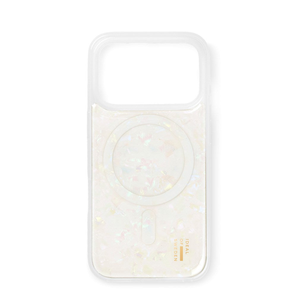 iPhone 17 Pro Max iDeal Of Sweden Pearlized Cover - MagSafe Kompatibel - White