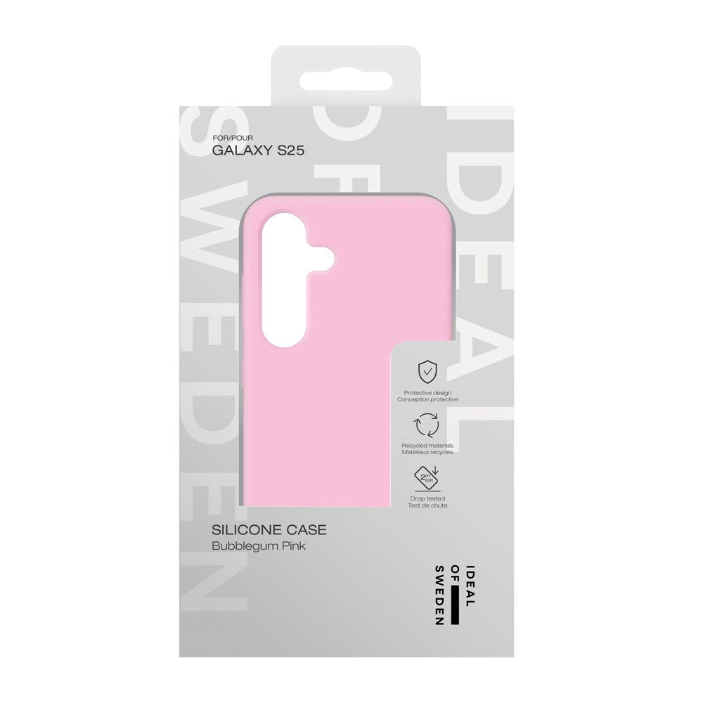 iDeal Of Sweden - Samsung Galaxy S25 - Silikone Cover - Bubblegum Pink