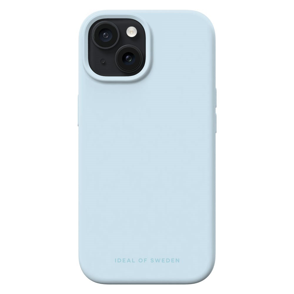 iDeal Of Sweden Silicone Cover til iPhone 16e / 15 / 14 / 13 - MagSafe Kompatibelt - Light Blue
