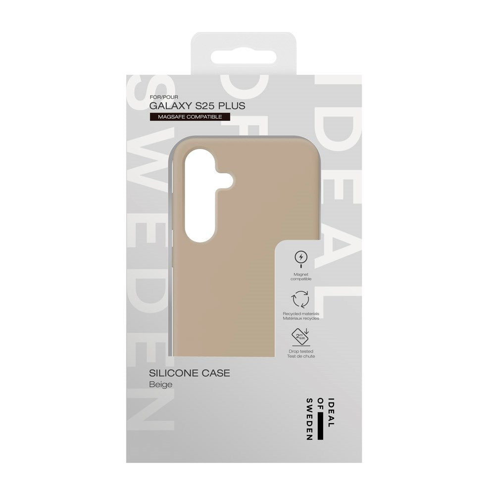 iDeal Of Sweden - Samsung Galaxy S25+ (Plus) - Silikone Cover - MagSafe Kompatibel - Beige