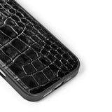 iDeal Of Sweden iPhone 16 Pro Max Vegan Leather Cover - MagSafe Kompatibel - Black Croco