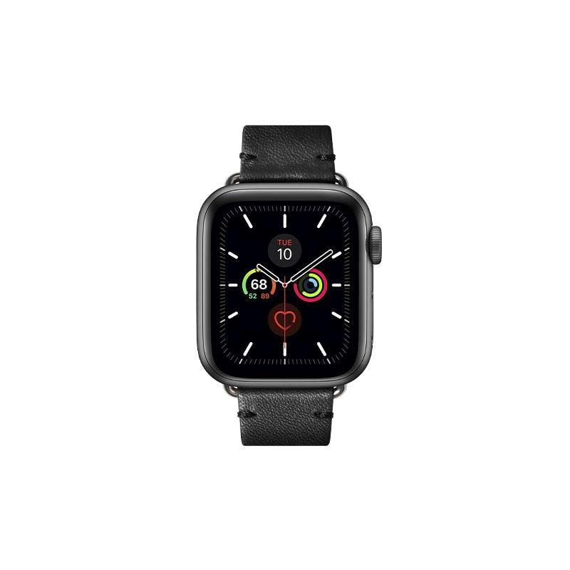 Native Union Apple Watch (42/44/SE/45/46/49mm) Classic Ægte Læder Rem - Sort