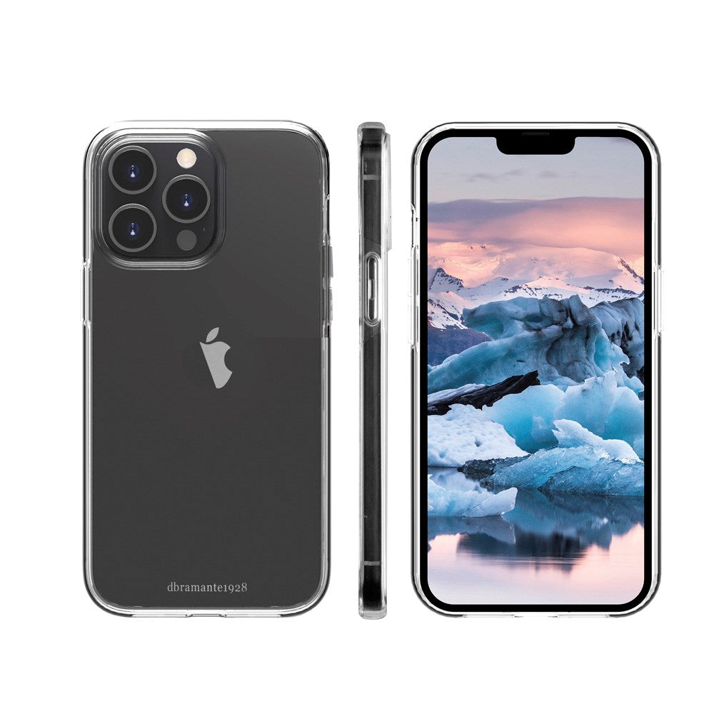 dbramante1928 iPhone 14 Pro Max Iceland Pro Case - 100% Genbrugsplast - Gennemsigtig