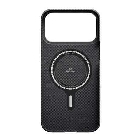 PITAKA iPhone 17 Pro Max Ultra Slim Bagside Cover - MagSafe Kompatibel - Black / Grey