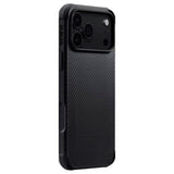 PITAKA iPhone 17 Pro Aramid ProGuard Bagside Cover - MagSafe Kompatibel - Black / Grey