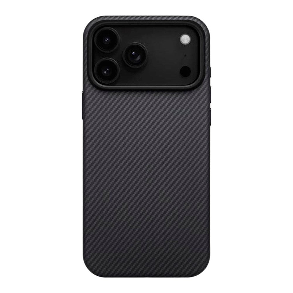 PITAKA iPhone 17 Pro Max Aramid UltraGuard Bagside Cover - MagSafe Kompatibel - Black / Grey