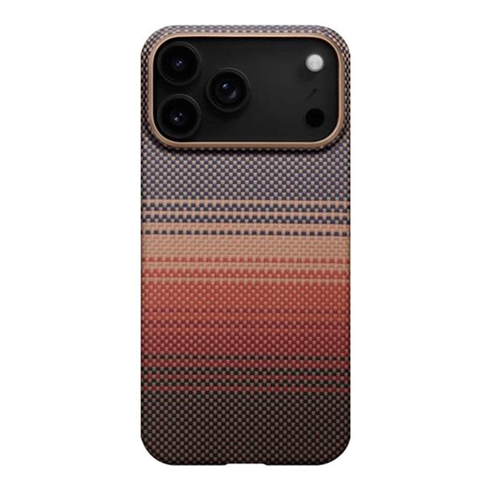 PITAKA iPhone 17 Pro Ultra Slim Bagside Cover - MagSafe Kompatibel - Sunset