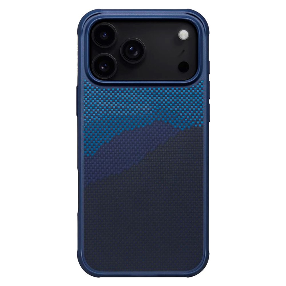 PITAKA iPhone 17 Pro Aramid ProGuard Bagside Cover - MagSafe Kompatibel - Over the Horizon