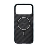 PITAKA iPhone 17 Pro Ultra Slim Bagside Cover - MagSafe Kompatibel - Blue / Grey