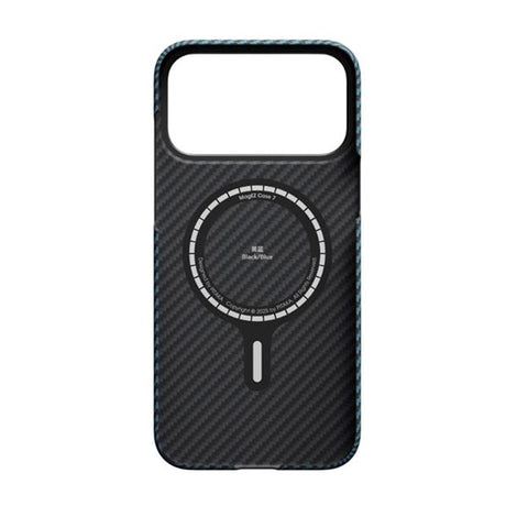 PITAKA iPhone 17 Pro Ultra Slim Bagside Cover - MagSafe Kompatibel - Blue / Grey