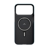 PITAKA iPhone 17 Pro Ultra Slim Bagside Cover - MagSafe Kompatibel - Blue / Grey - (DEMO)