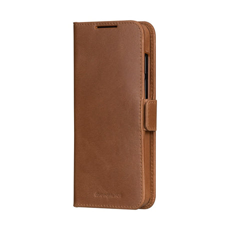 Samsung Galaxy S25+ (Plus) - dbramante1928 Lynge - Ægte Læder 2-i-1 Flip Cover - Tan