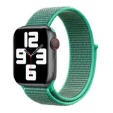 Apple Watch (38/40/SE/41/42mm) Nylon Rem Lippa - Grøn