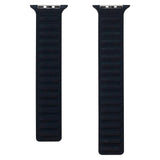 Apple Watch (38/40/SE/41/42mm) Magnetisk Finewoven Lippa Rem - Sort