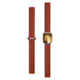 Lippa Apple Watch (42/44/SE/45/46/49mm) Magnetisk Læder Urrem - Brun